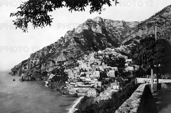 italie, campanie, positano, 1910