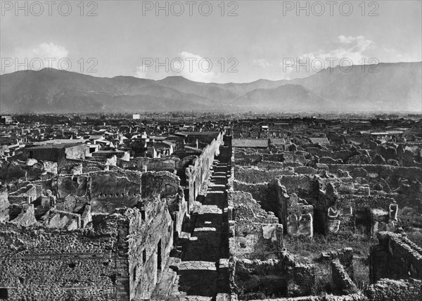 italie, campanie, pompei, maison des vettii, 1910 1920