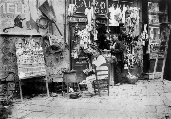 italie, campanie, naples, emporium, années 1900