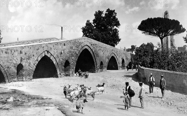 italie, sicile, palerme, pont de l'amiral, 1910 1920