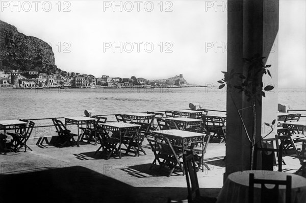 plage de mondello, palerme, sicile, italie