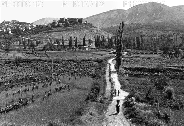 italie, basilicate, marsico nuovo et mont volturno, 1930