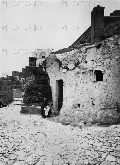 italie, basilicate, maratea, une maison, années 1950