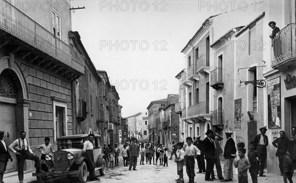 europa, italia, calabria, spezzano albanese, corso nazionale, 1920 1930