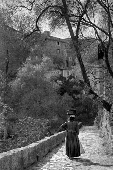 europa, italie, calabre, femmes sila, porteurs d'eau, 1910 1920