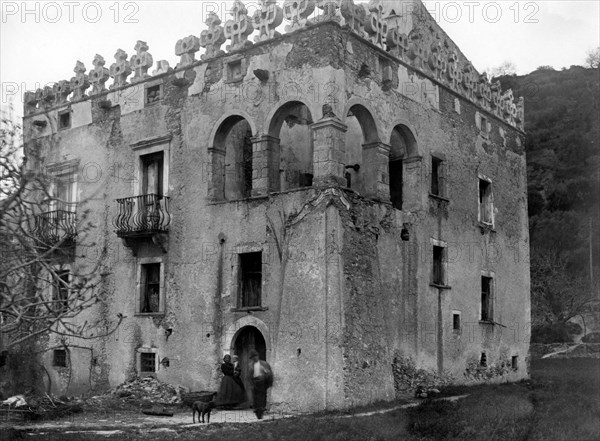 europe, italie, calabre, fiumefreddo bruzio, résidence noble, 1910 1920
