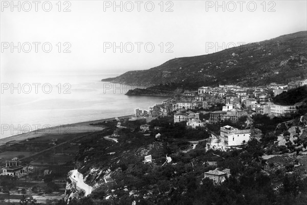 europe, italie, calabre, cetraro, panorama, 1930 1940