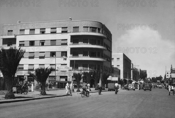 afrique, eritrea, asmara, corso italia, 1920 1930