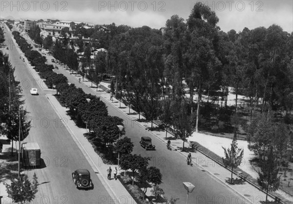 afrique, eritrea, asmara, corso roma, 1920 1930