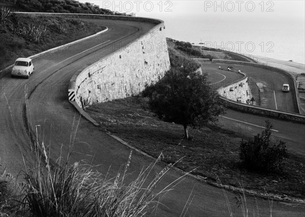 europa, italia, calabria, strada con tornanti, 1940 1950