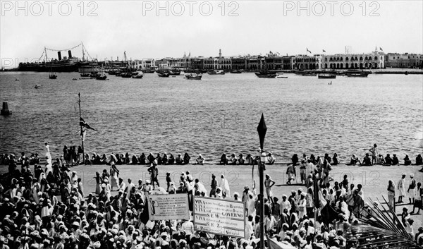 afrique, eritrea, massaua, le port, 1920 1930