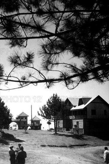 europe, italie, calabre, sila, village mancuso, années 1940