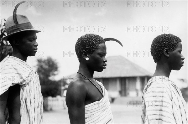 afrique, guinée bissau, ancienne guinée portugaise, indigènes mancanhas, 1930