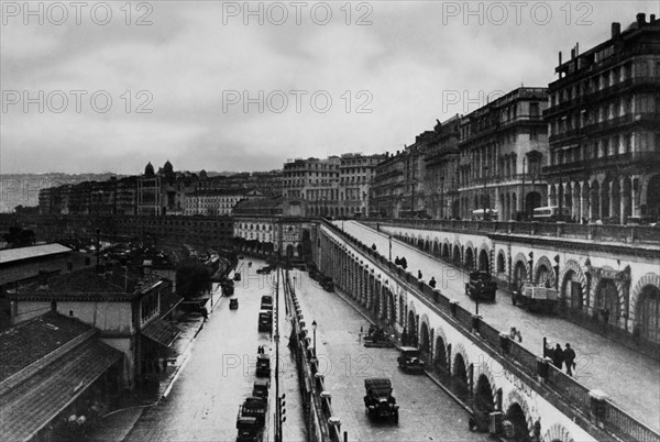 afrique, algérie, algiers, vue du port, 1920