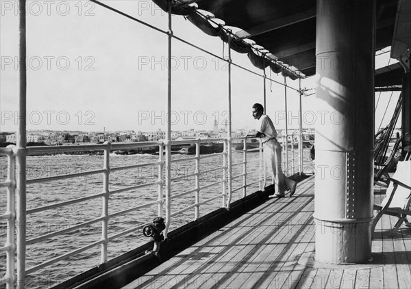 afrique, somalie, mogadishu, vue du bureau de poste, 1920 1930