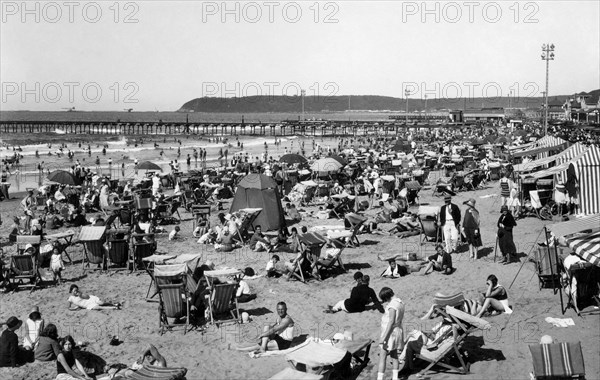 afrique, afrique du sud, durban, la plage, 1930 1940