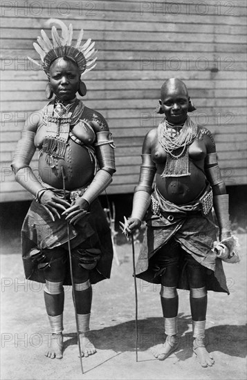 afrique, costumes de gala pour femmes, 1920 1930