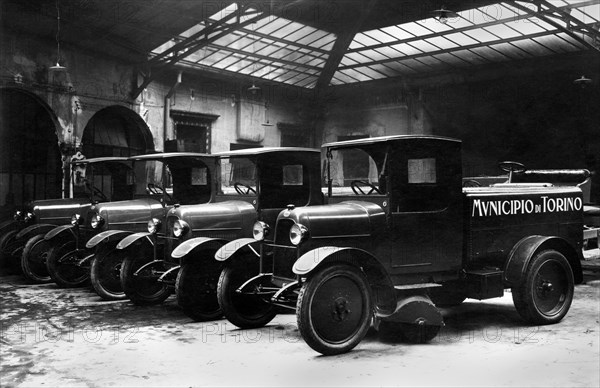 europa, italia, torino, esposizione nazionale, autospazzatrici a motore, 1910 1920