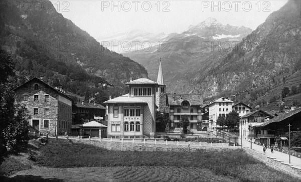 europe, italie, piedmont, alagna sesia, 1930