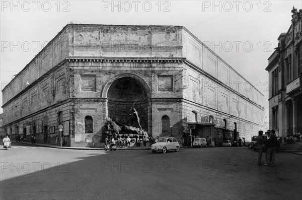 europa, italie, calabre, catanzaro, tour du château normand, 1962