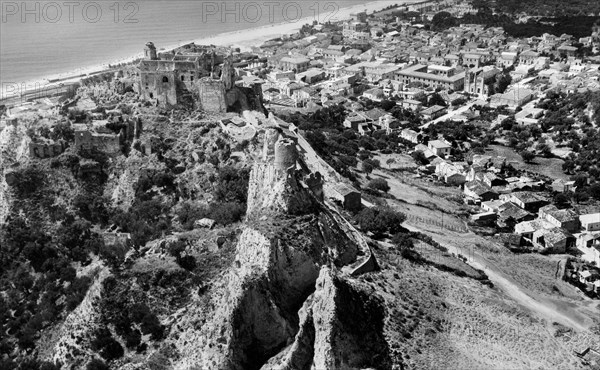 europa, italie, calabre, roccella jonica, panorama, 1967