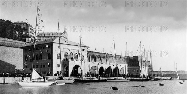 europa, italy, liguria, genoa, inauguration du yacht club italien, 1929