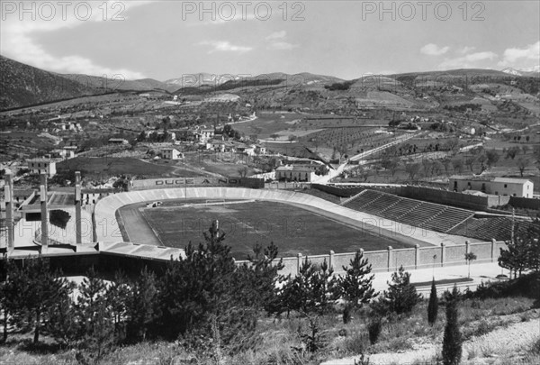 europe, italie, abruzzes, l'aquila, XXVIII stade d'octobre, 1920 1930