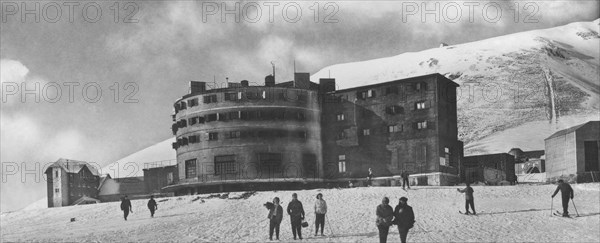 europe, italie, abruzzes, campo imperatore, 1930 1940