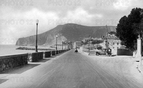 Voie Aurélienne, finale ligure, ligurie, Italie 1920