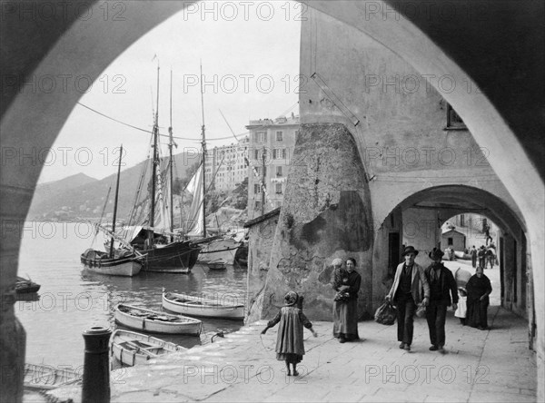 camogli, ligurie, italie 1910-20