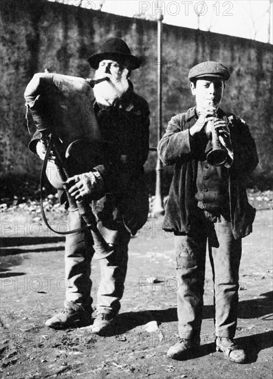 pipers, abruzzes, italie 1920 1930