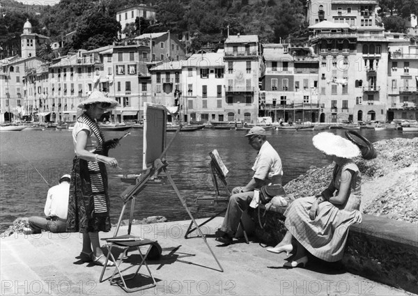 portofino, ligurie, italie 1957