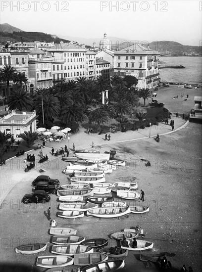 pegli, genoa, liguria, italie 1950