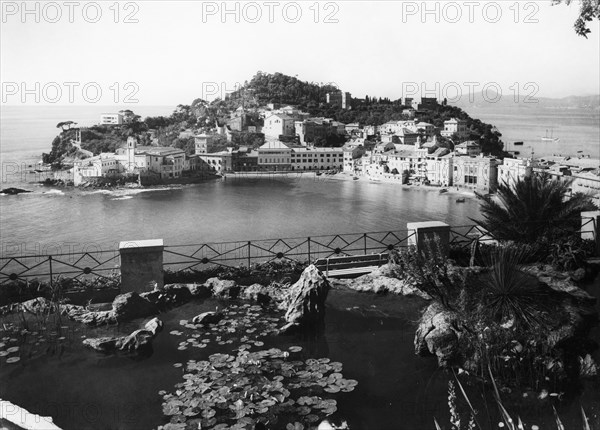 sestri levante, ligurie, italie, 1950