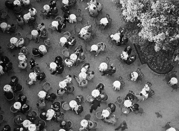 station thermale de torretta, montecatini terme, toscane, italie 1954