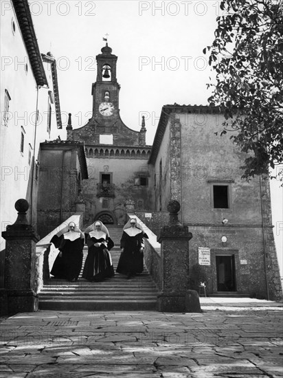 monte senario convent, vaglia, tuscany, italy 1961