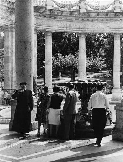 tettuccio spa, montecatini terme, tuscany, italy 1970