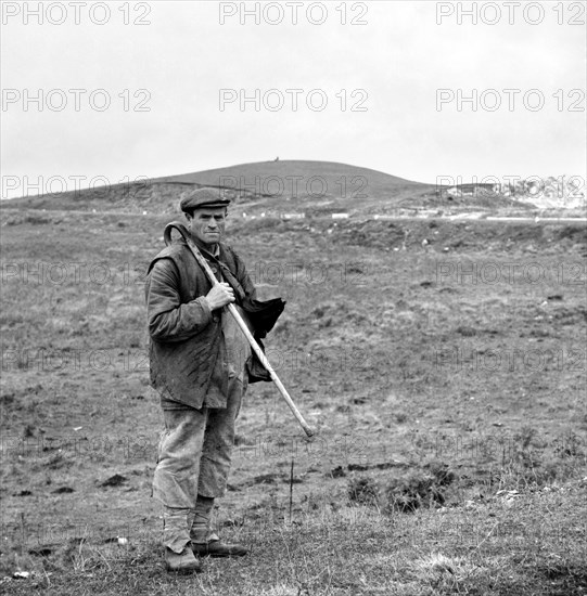 berger, agnone, molise, italie, 1965