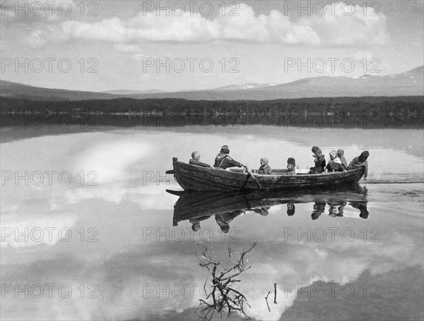 enfants, laplanie, finlande, 1930-40