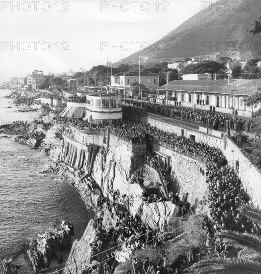 salon nautique, genova nervi, ligurie, italie, 1964