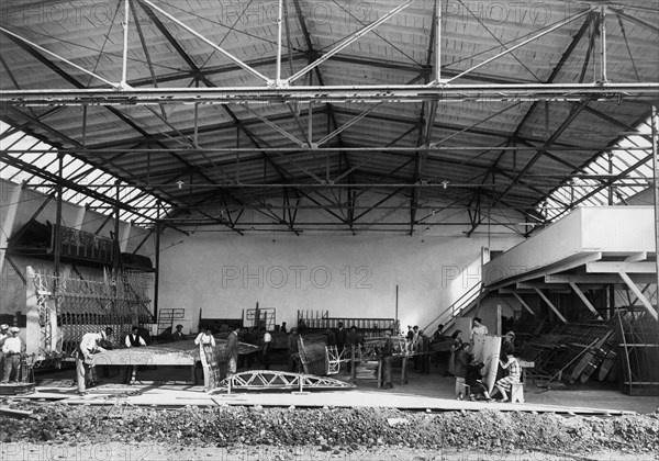 Cantiere Navale di Monfalcone, friuli venezia giulia, italy, 1911