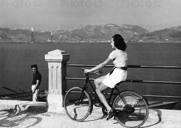 lake of massacciuccoli, torre del lago puccini, tuscany, italy, 1965