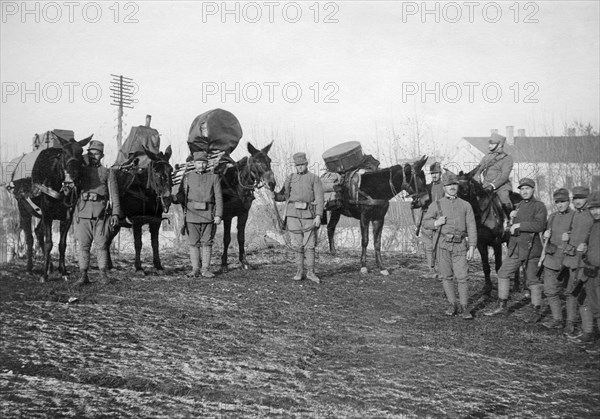 italie, première guerre mondiale, soldats italiens, 1915-18