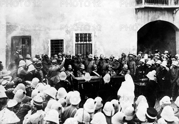 guerre italo-turque, tripolitaine, cour martiale, 1912