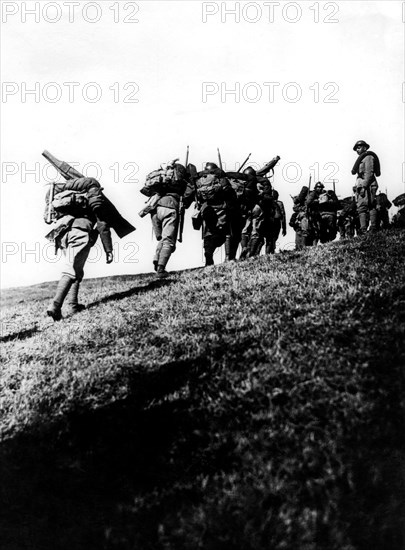 guerre, infanterie en manoeuvre, 1939 1945