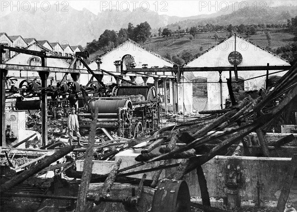industrie bombardée, première guerre mondiale, 1915-18