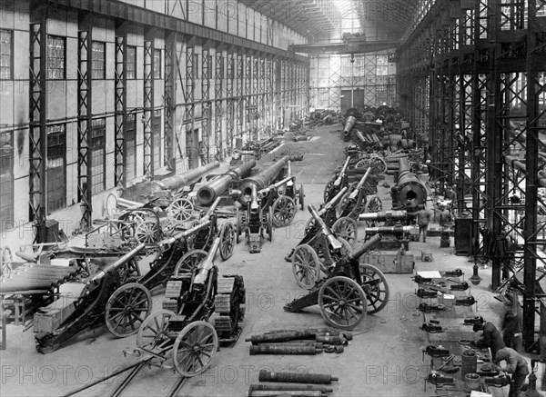 industrie de l'armement, vikers 1915-18