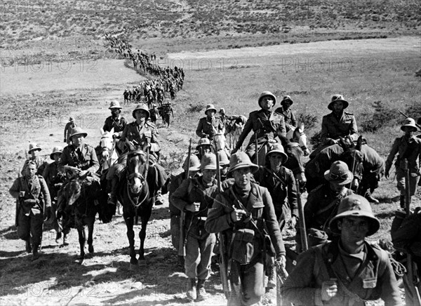 Les troupes italiennes à Mek'ele, 1935-38