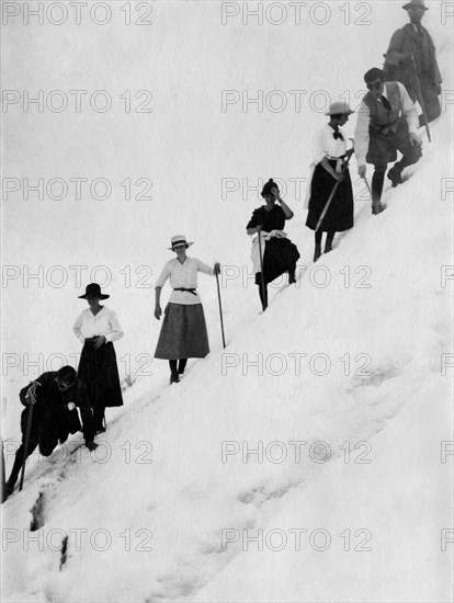 randonneurs à solda, province de merano, 1920