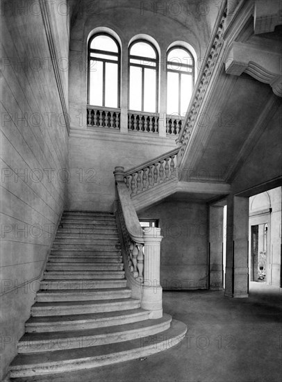 italie, milan, intérieur de l'école polytechnique de città studi, 1910 1920